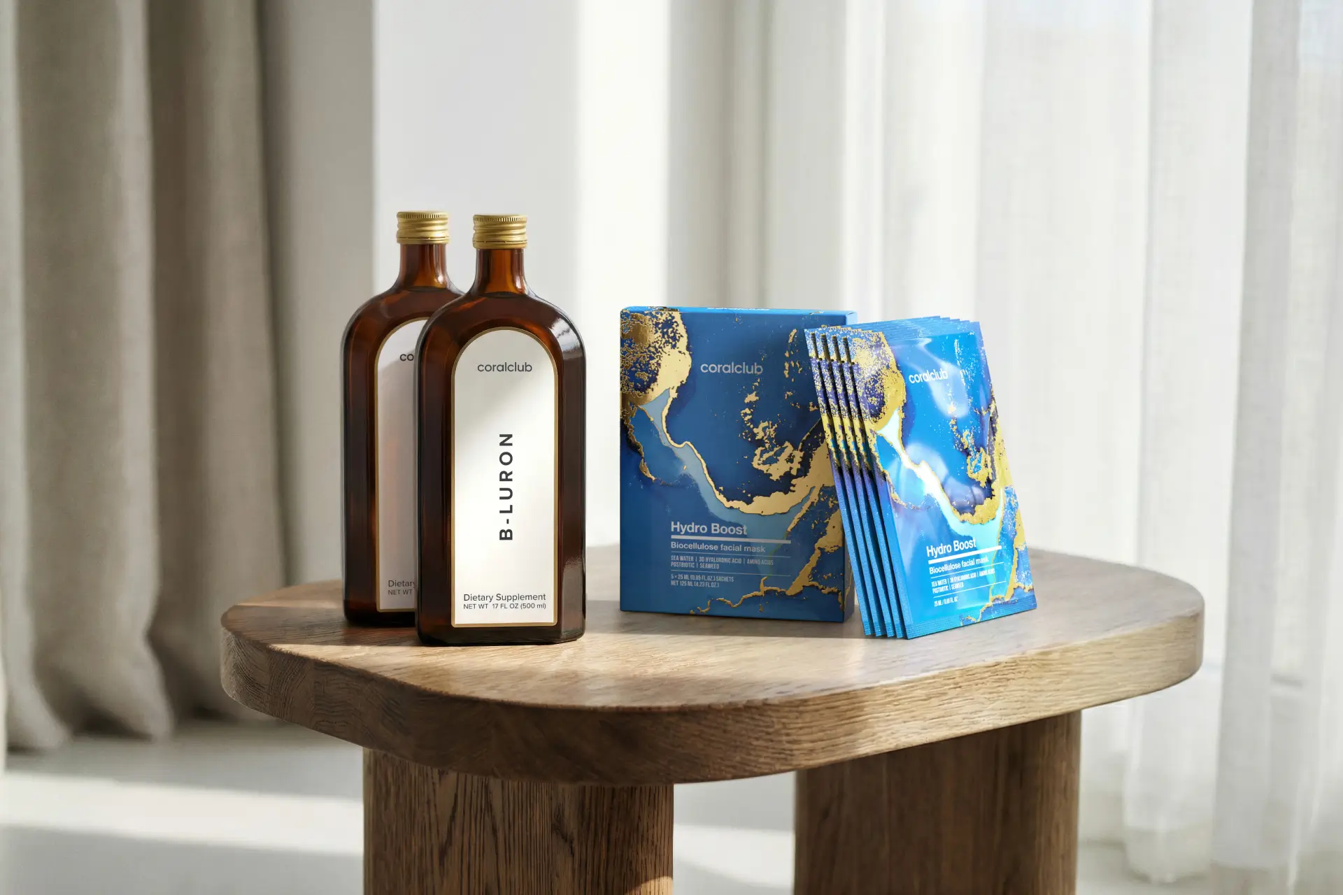 B-Luron + Hydro Boost Biocellulose Facial Mask (5 саше)